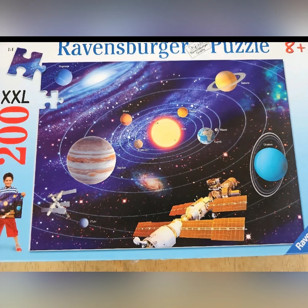 Ravensburger Puzzle Space The Solar System 200 XXL Pieces 100% Complete 12 796 2